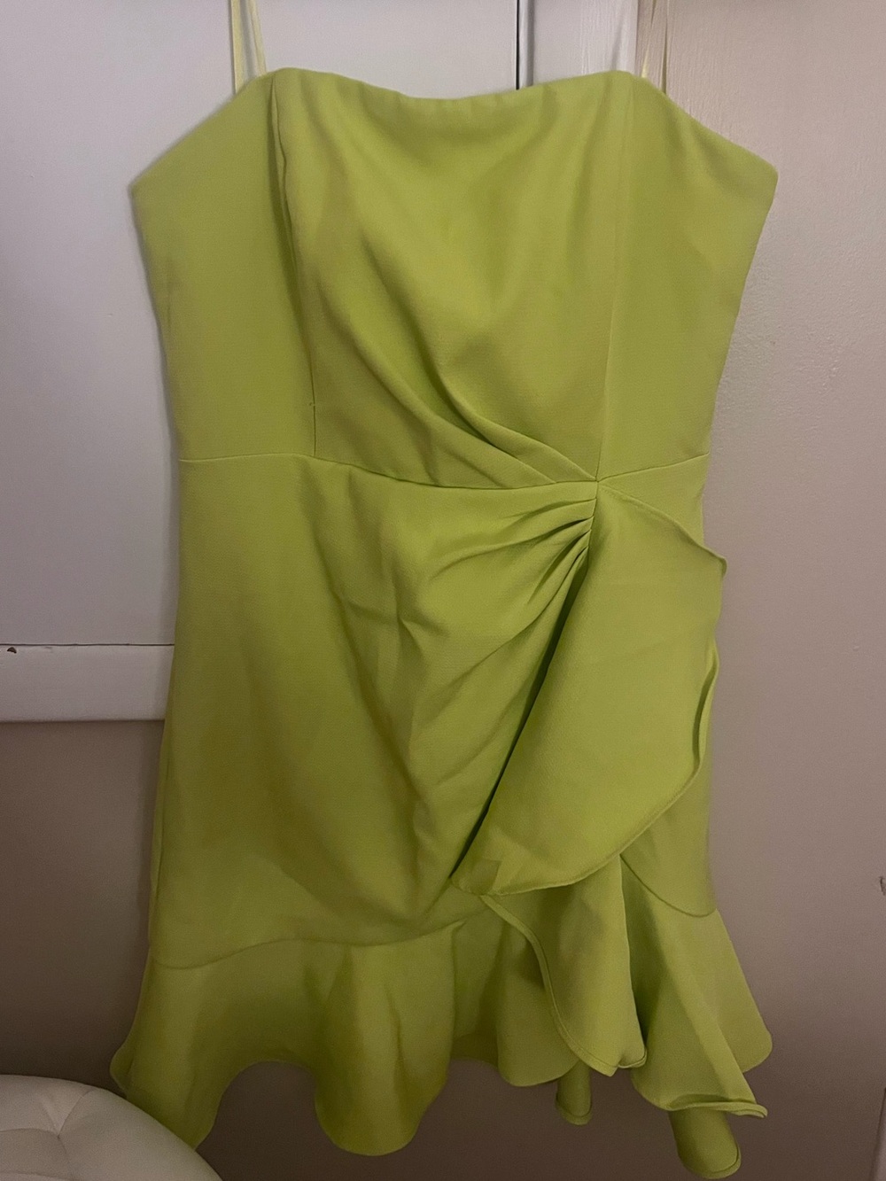 DO+BE Dress In Lime Green